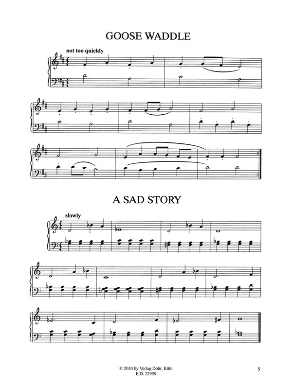 The Green Book for Piano (16 short pieces)