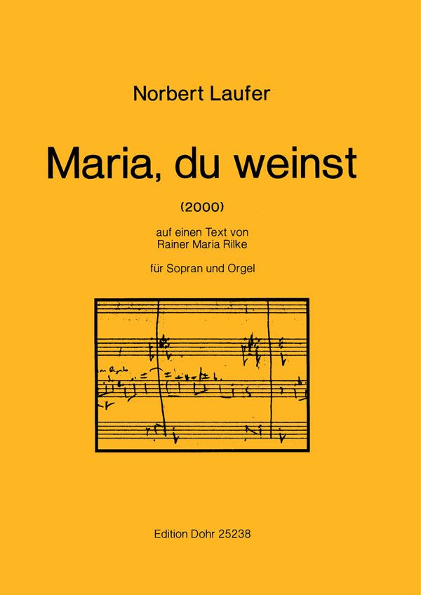 Maria, du weinst
