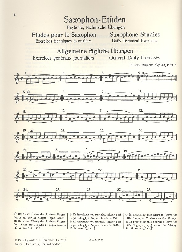 Etüden op.43 Band 5 - Tägliche Übungen