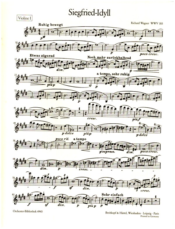 Siegfried-Idyll für Orchester