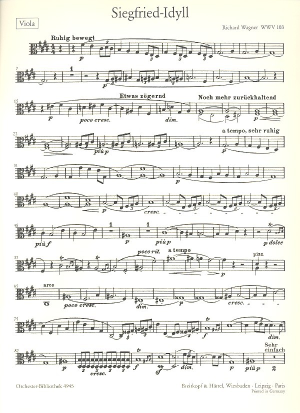 Siegfried-Idyll für Orchester
