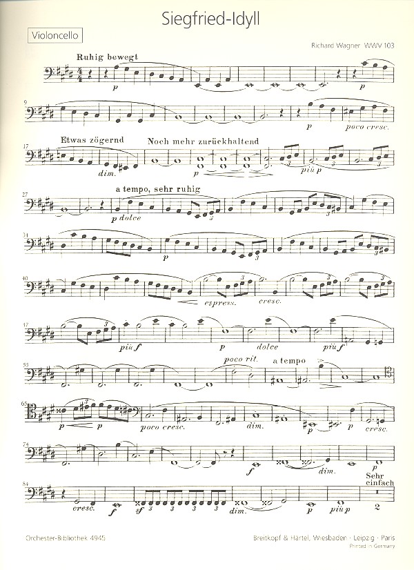 Siegfried-Idyll für Orchester