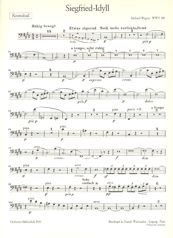 Siegfried-Idyll für Orchester