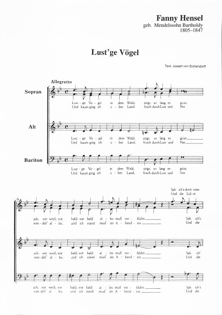 Lust'ge Vögel
