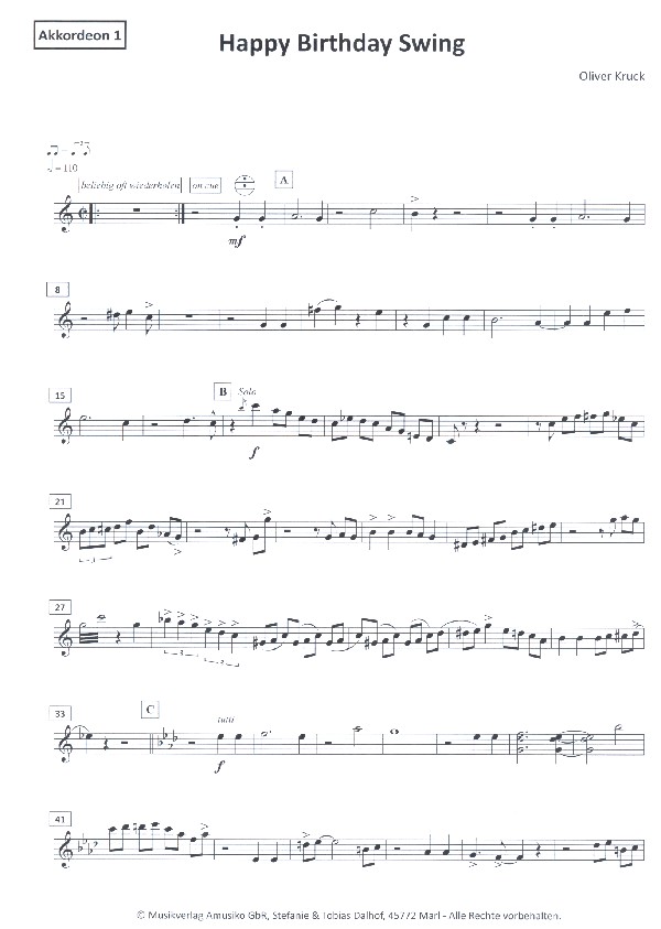 Happy Birthday Swing