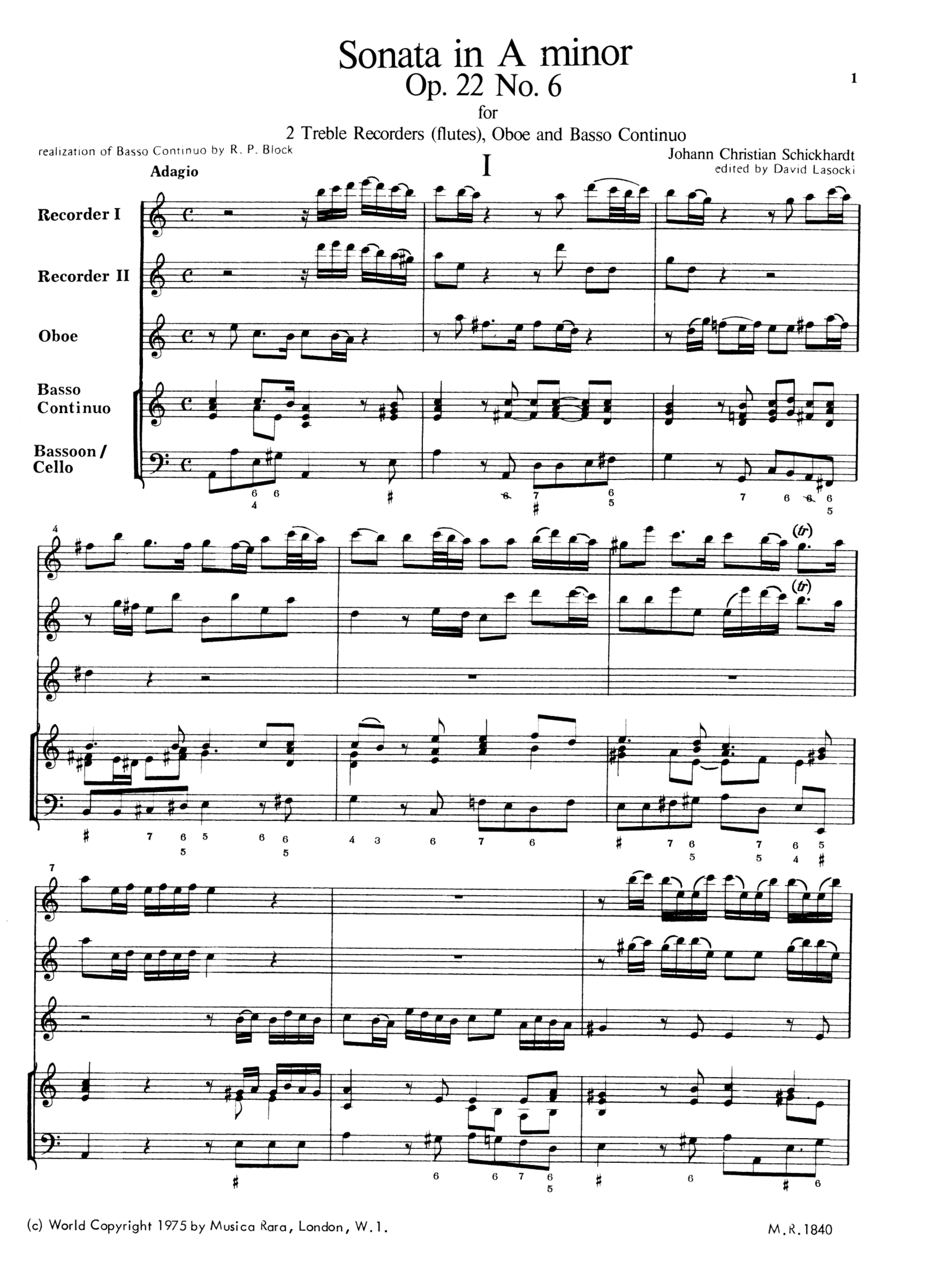 Sonate a-Moll op.22,6