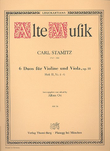 6 Duos op.18 Band 2 (Nr.4-6)