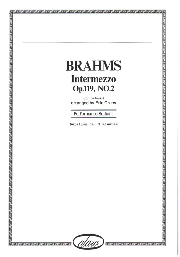 Intermezzo op.119 no.2