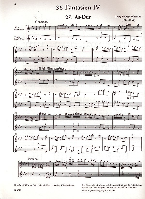 36 Fantasien Band 4 (Nr.27-36)