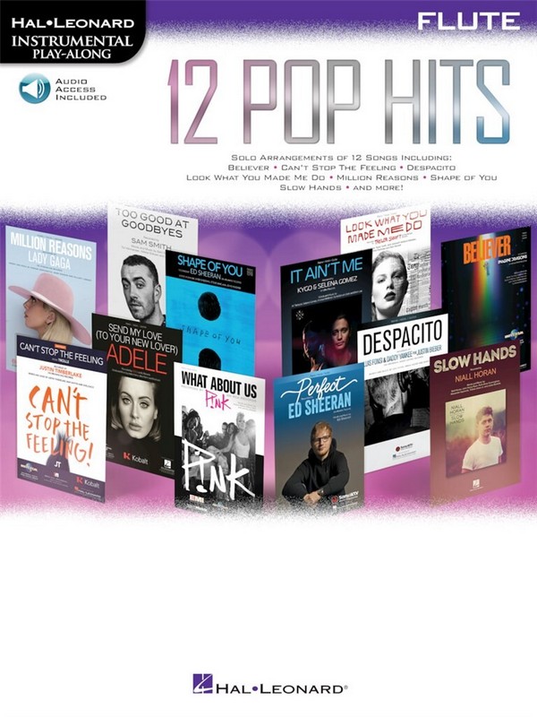 12 Pop Hits (+audio online):