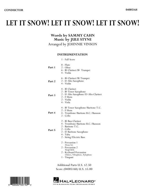 Let it snow let it snow let it snow: