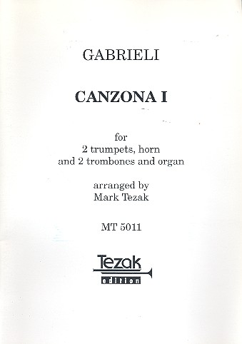 Canzona 1 für 2 Trompeten, Horn,