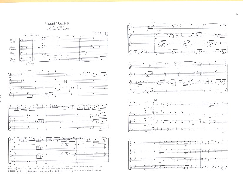 Grand Quartett F-Dur op.70,2