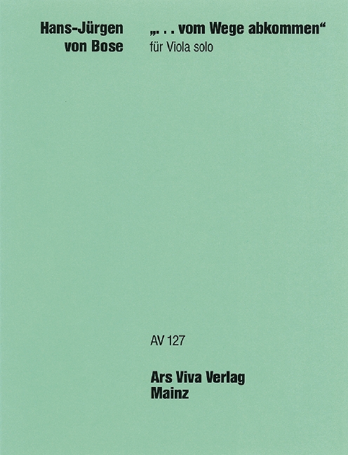 Vom Wege abkommen