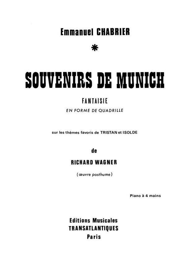Souvenirs de Munich