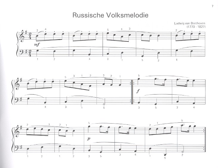 Kleine Finger am Klavier Band 7