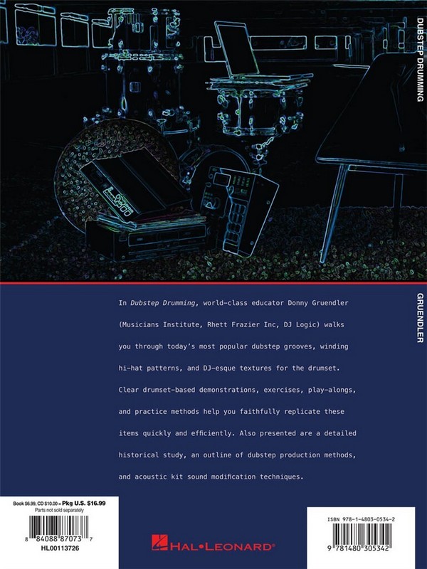 HL00113726  Dubstep Drumming (+CD): für Schlagzeug (+CD)