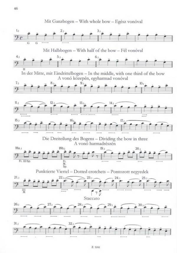 Schule für Violoncello