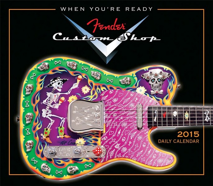 HL00125440 Calendar Fender Custom Shop Guitar 2015