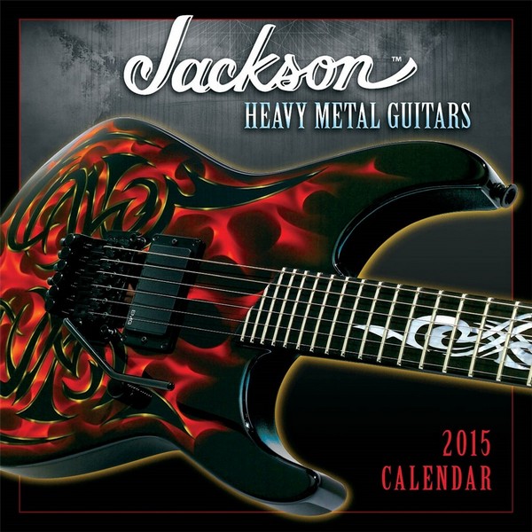 HL00125438 Calendar Jackson Heavy Metal Guitars 2015