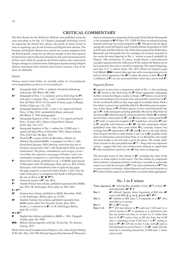 3 nouvelles Études