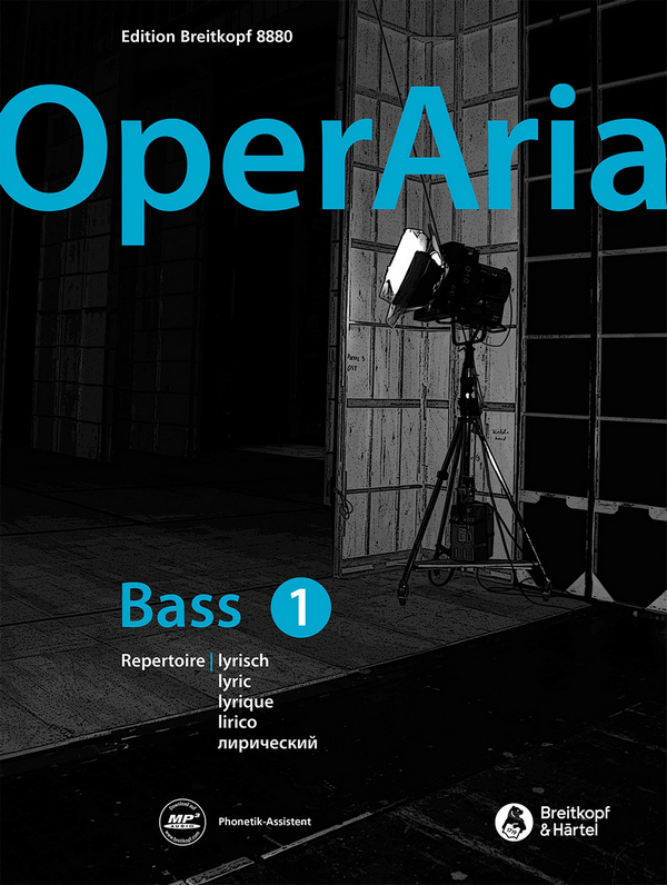 OperAria Bass Band 1 - Repertoire lyrischer Bass (+Online Audio)