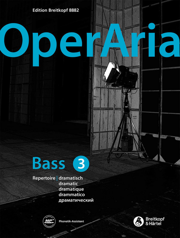 OperAria Bass Band 3 - Repertoire dramatischer Bass (+Online Audio)