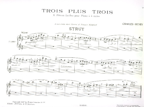 3 et 3 6 petites pièces faciles