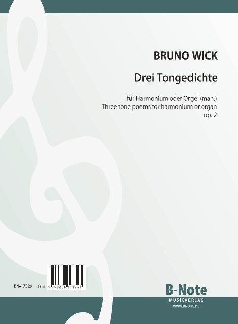 BN17529 3 Tongedichte op.2