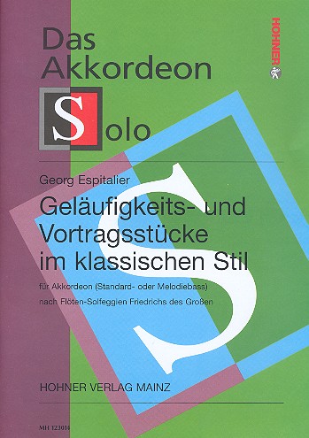 Geläufigkeits- und Vortragsstücke im klassischen Stil