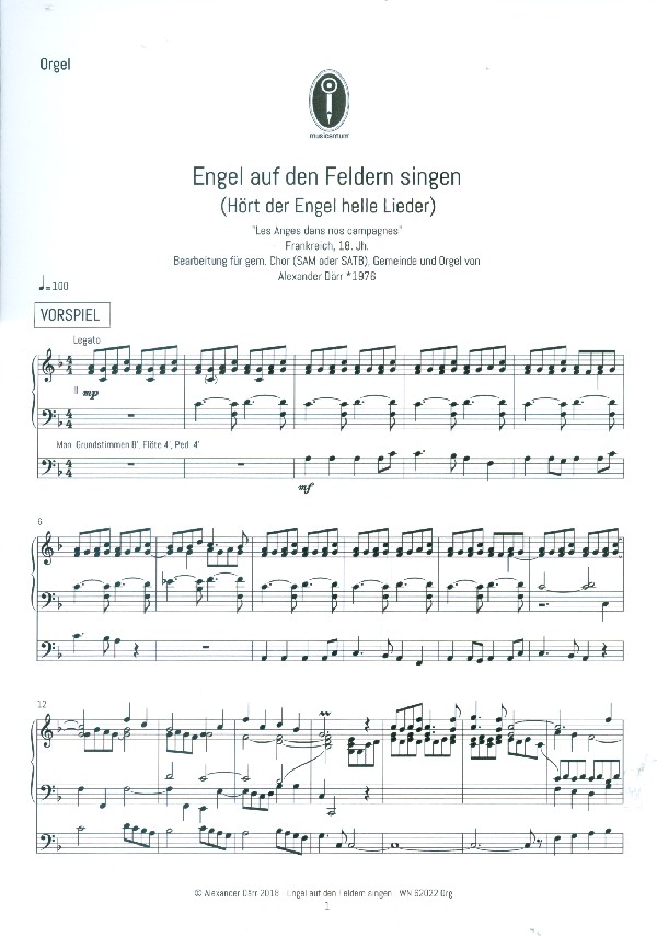Engel auf den Feldern singen