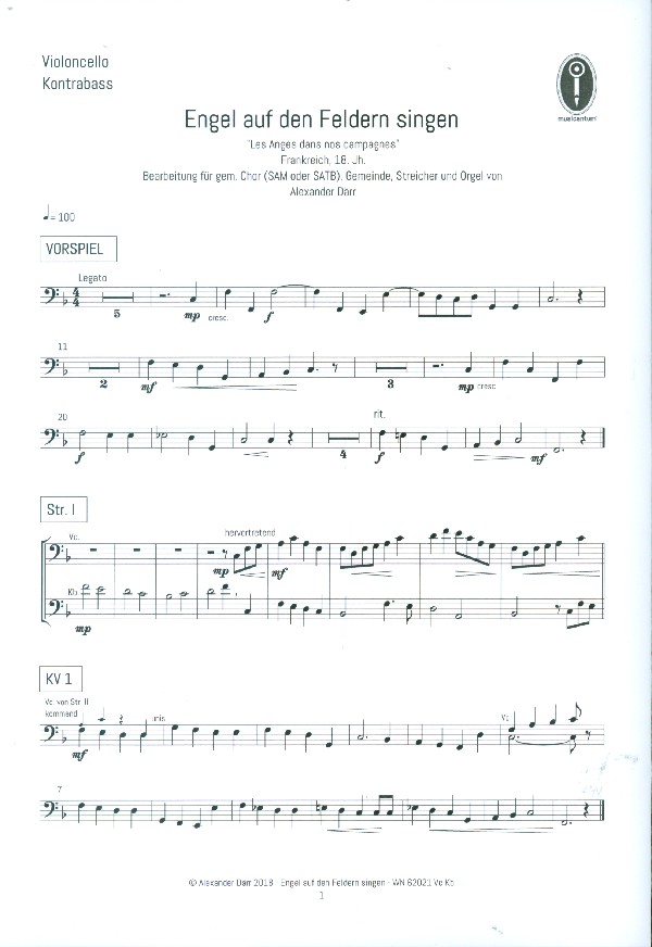 Engel auf den Feldern singen