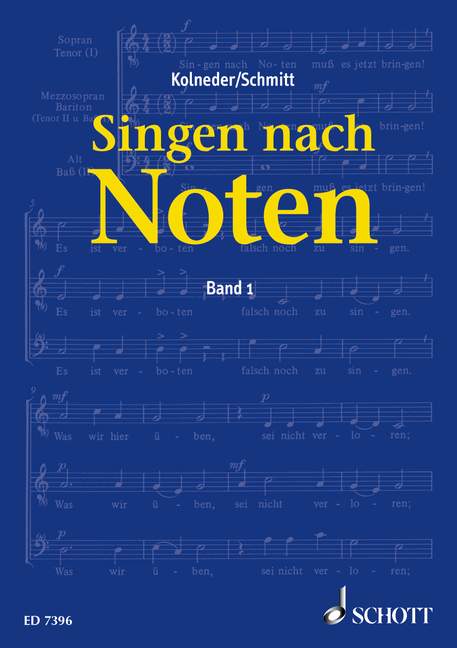 Singen nach Noten Band 1
