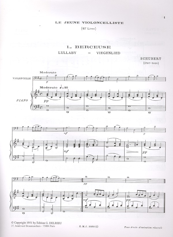 Le jeune violoncelliste vol.1A pour