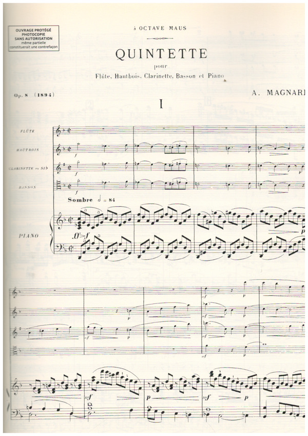 Quintette Re mineur op.8