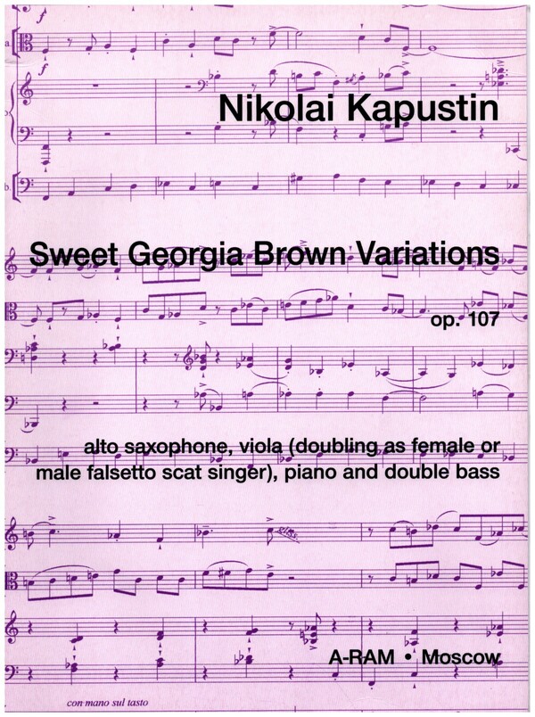 Sweet Georgia Brown Variations op.107