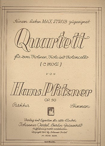 Streichquartett c-Moll op.50