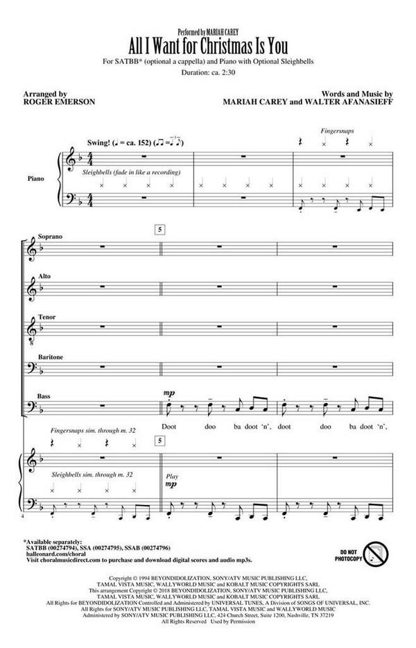 All I want for Christmas is You