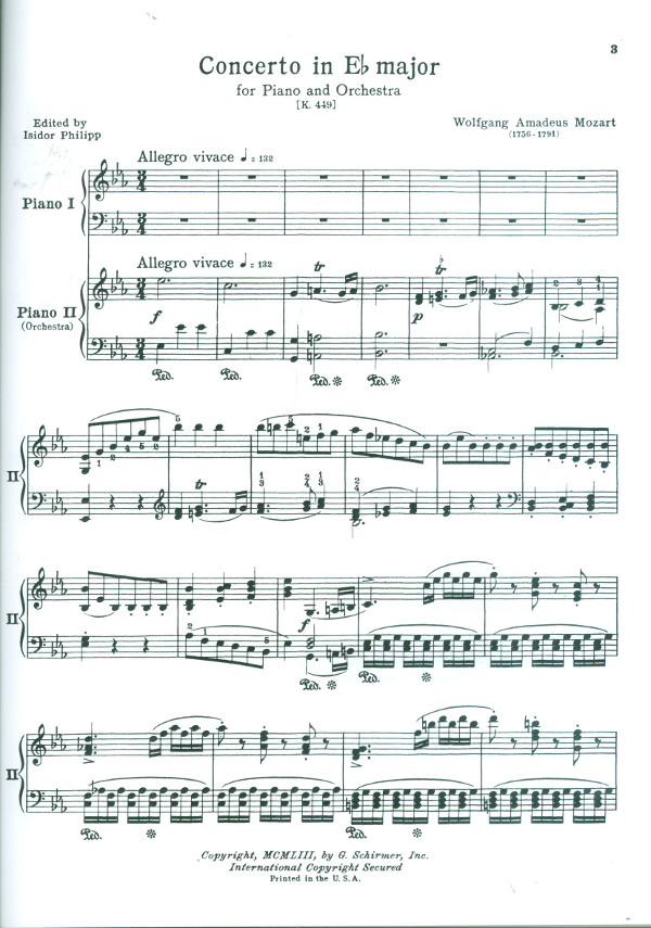 Concerto no.14 in Eb Major KV449