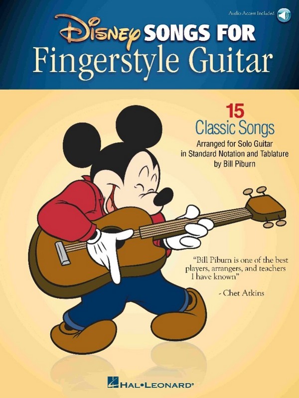 Fingerstyle Guitar - Disney Songs (+Online Audio Access):