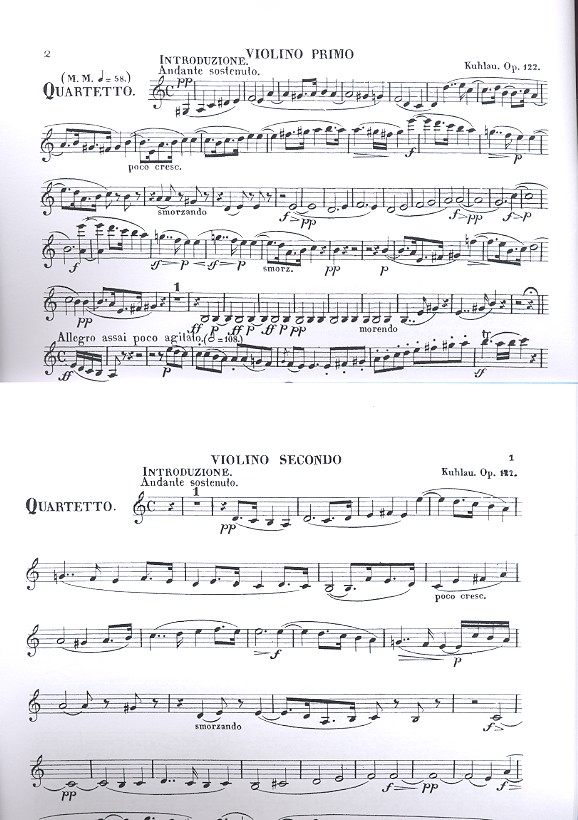 Grand quatuor la mineur op.122