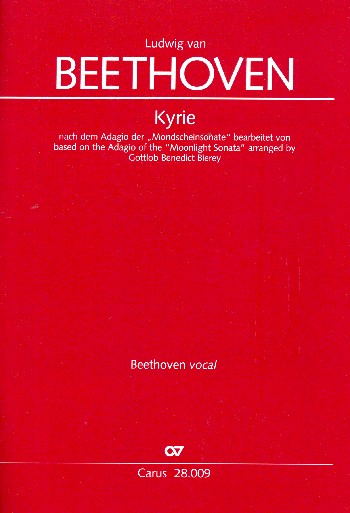 Kyrie nach dem Adagio der Mondscheinsonate op.27,2 (c-Moll)
