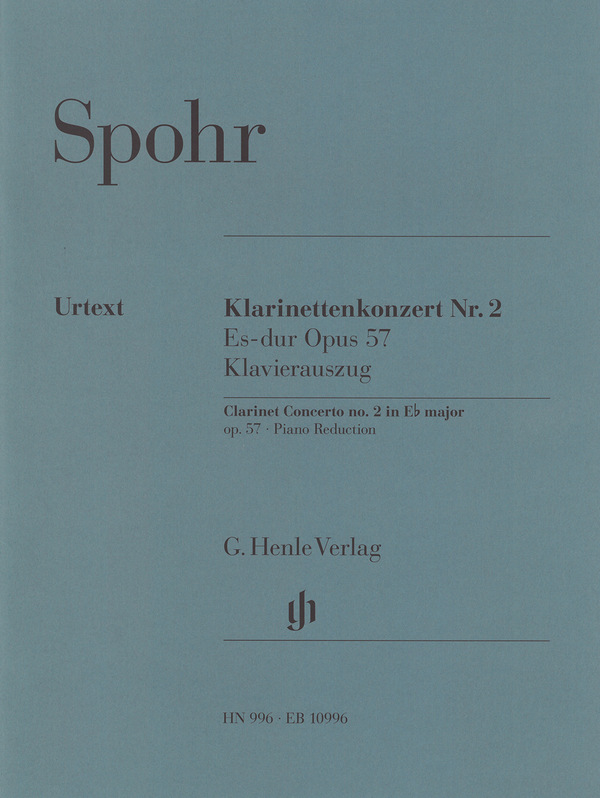 Konzert Es-Dur Nr.2 op.57 für Klarinette und Orchester