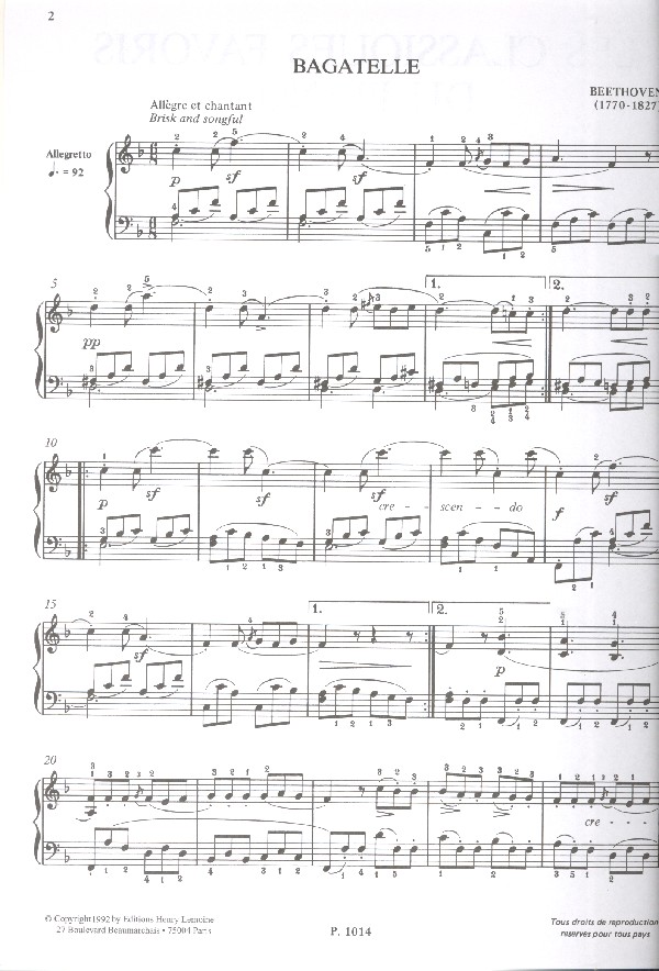 Les classiques favoris du piano vol.2