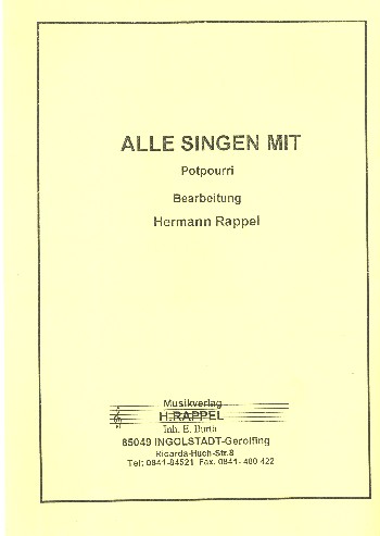 Alle singen mit Potpourri