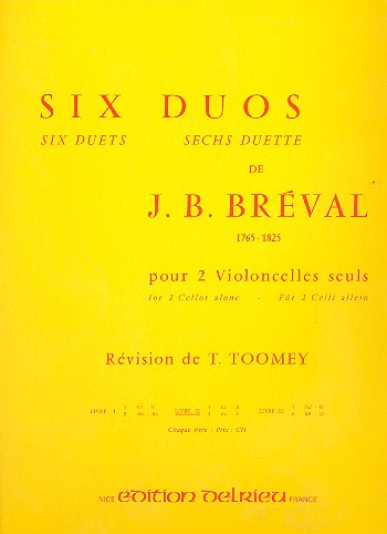 6 Duos vol.2 pour 2 violoncelles