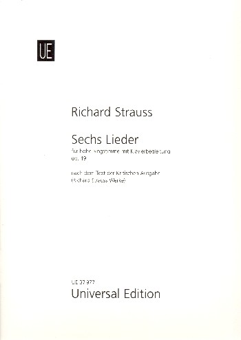 6 Lieder aus Lotosblätter op.19