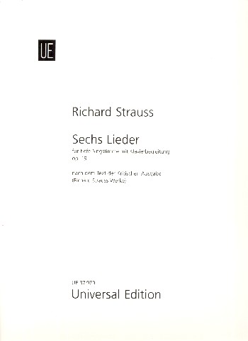 6 Lieder aus Lotosblätter op.19