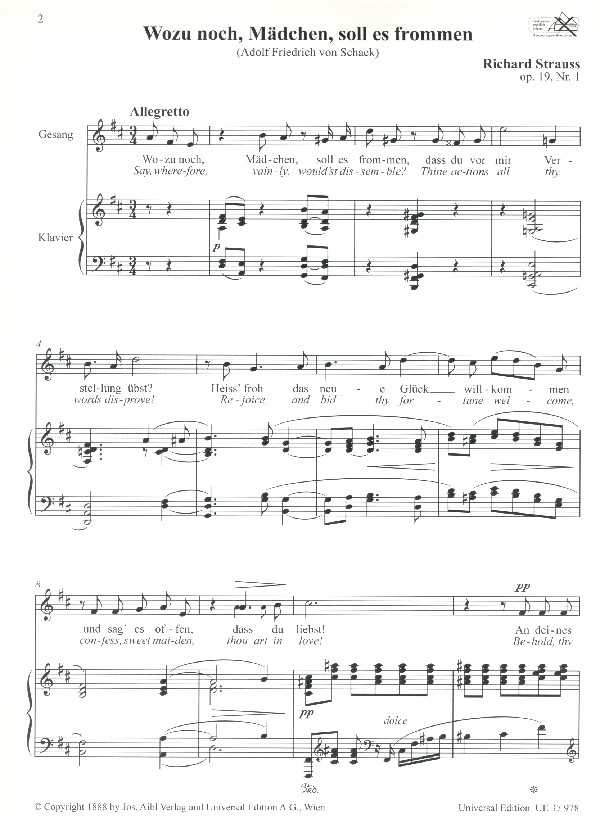 6 Lieder aus Lotosblätter op.19