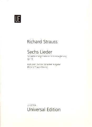 6 Lieder aus Lotosblätter op.19